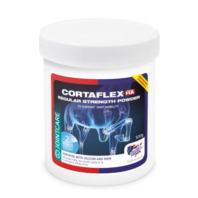 Cortaflex HA Regular Strength Powder 500g suplement na stawy dla koni z MSM i kwasem hialuronowym VetHoof