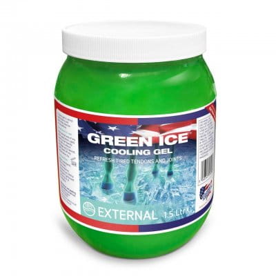 Green Ice Gel 1,5L chłodzący żel dla koni wspierający regenerację nóg i ścięgien