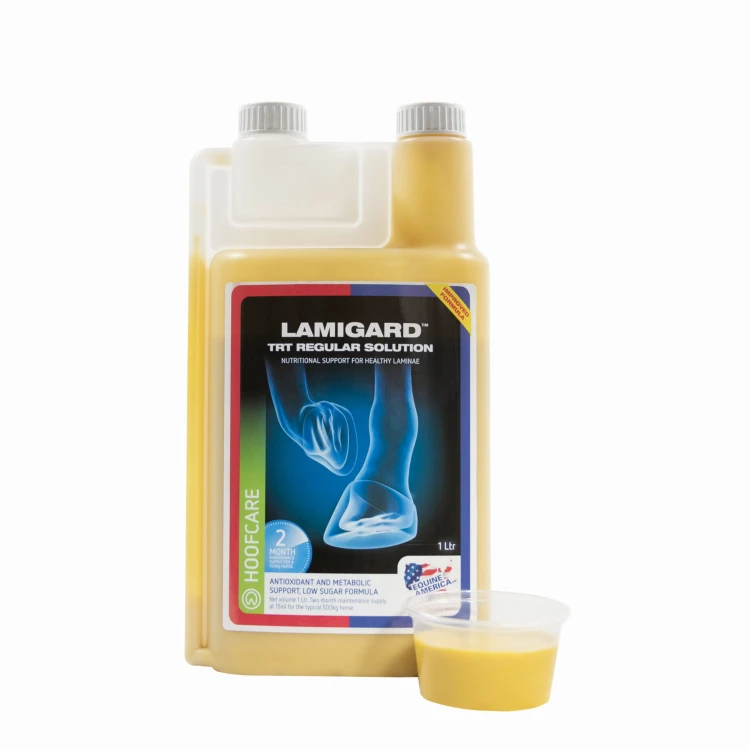 Lamigard TRT Regular Solution 1L – suplement wspierający zdrowie kopyt i blaszek kopytowych u koni