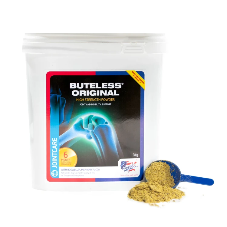 Buteless Original Powder 3kg suplement na stawy i mięśnie dla koni z boswellią, MSM i juką VetHoof