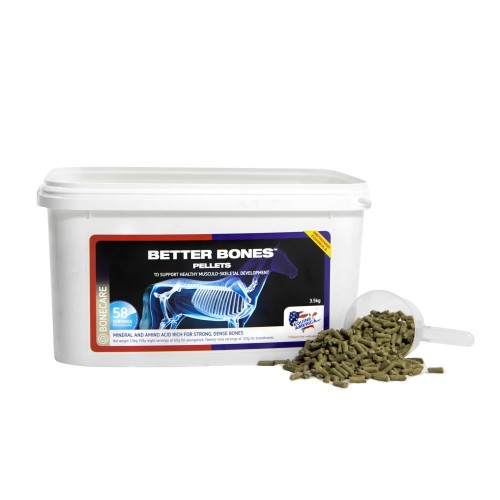 Better Bones Pellets 3,5kg suplement wspierający rozwój kości u koni w granulkach VetHoof