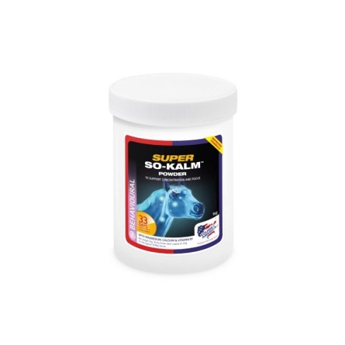 Super So-Kalm Powder dla koni 900 g Equine America – opakowanie z proszkiem