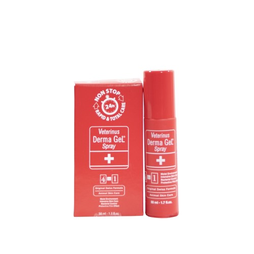 Veterinus Derma Gel+ Spray 50 ml – spray do pielęgnacji skóry zwierząt