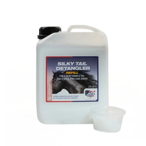 Silky Tail Detangler Refill 2,5 l Equine America – spray do rozczesywania grzywy i ogona konia