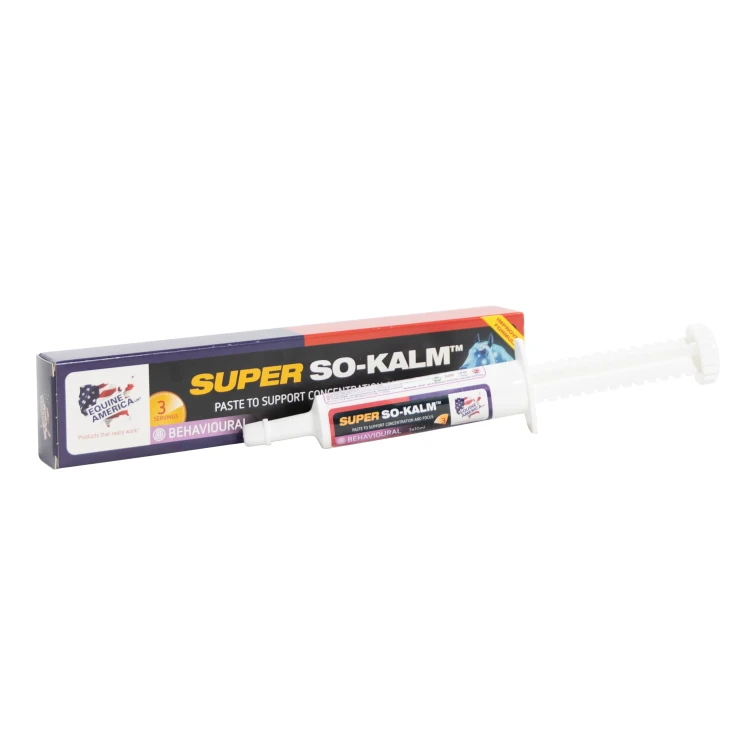 Super So-Kalm pasta dla koni - pasta wspierająca koncentrację i skupienie - Equine America - 30 ml